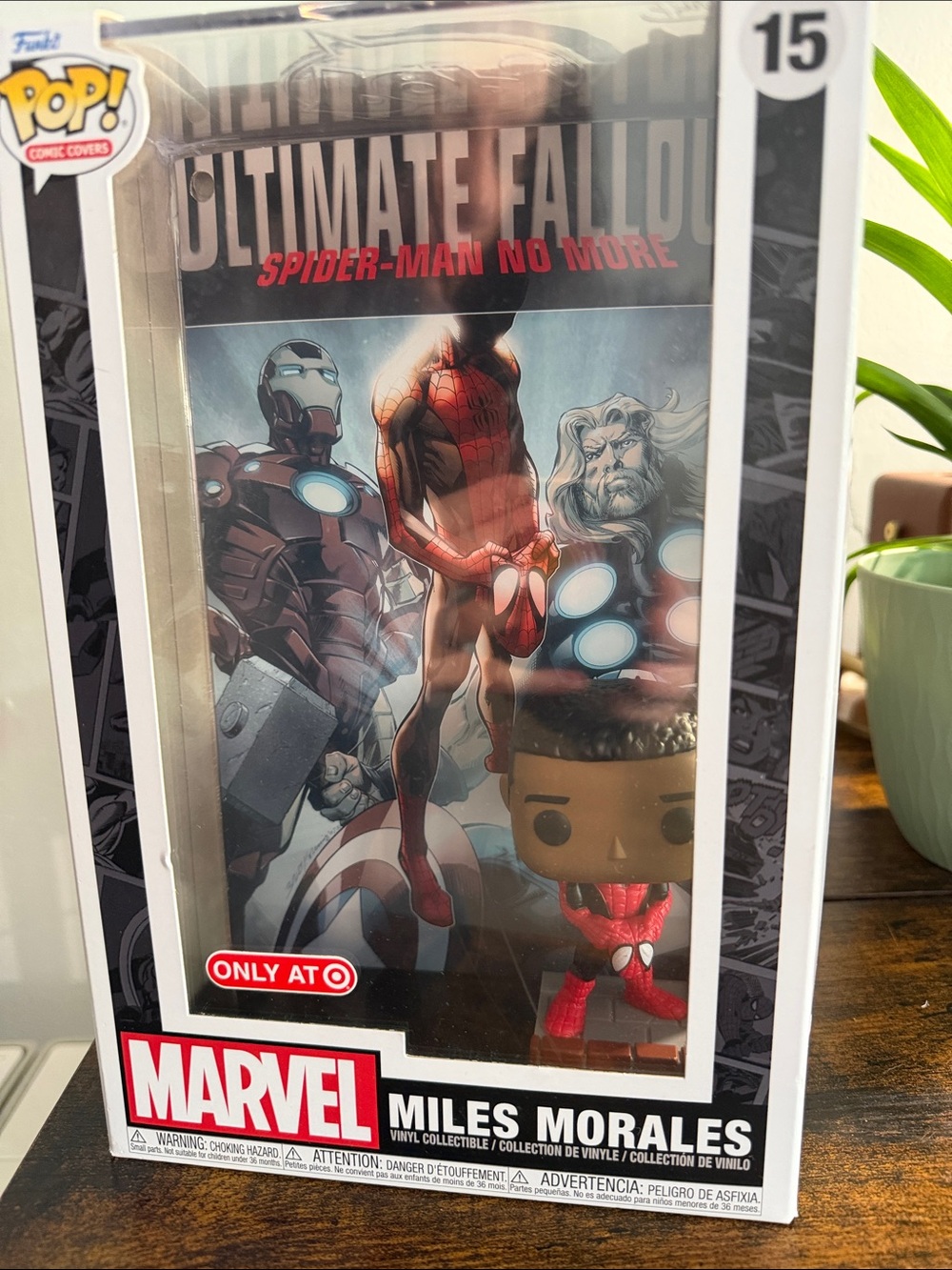 Marvel Miles Morales Pop! Figure in Red and Black